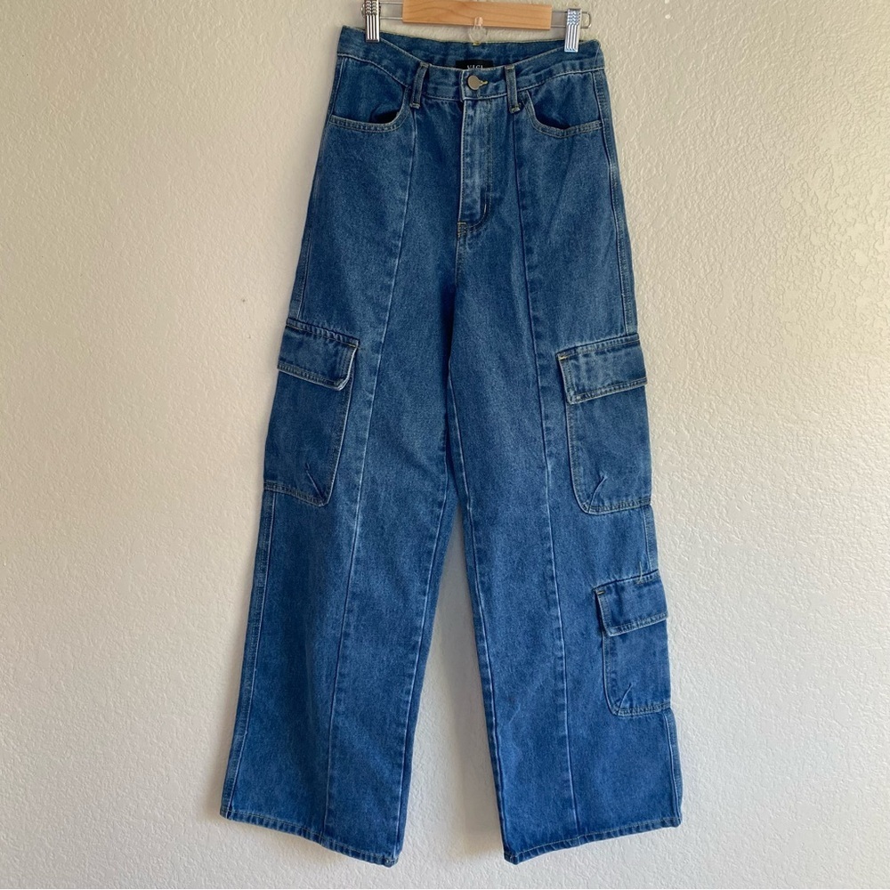 NEW VICI Cargo Denim Jeans